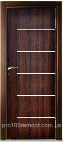 Двері Фенікс серія Х полотно Престиж 800 мм горіх шоколадний