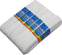Гумки для одягу "EuroTextile" (30mm/5m) білі, тасьма еластична поліестер