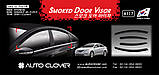 Дефлектори вікон (вітровики) Hyundai Sonata YF 2010-2014 (Autoclover A117), фото 8