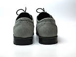 Літні туфлі чоловічі шкіряні сірі перфорація взуття Rosso Avangard Romano Bandura Crazy Perf, фото 5