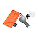 Ложка-виделка титанова складна Toaks SLV-06 довжина 160 мм., фото 3