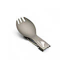 Ложка-виделка титанова складна Toaks SLV-06 довжина 160 мм., фото 2