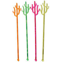 Мішалки пластик Кактус 215мм 100шт