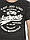 Чоловіча футболка LC Waikiki / ЛЗ Вайкікі з написом Motorcycles антрацитового кольору, фото 4