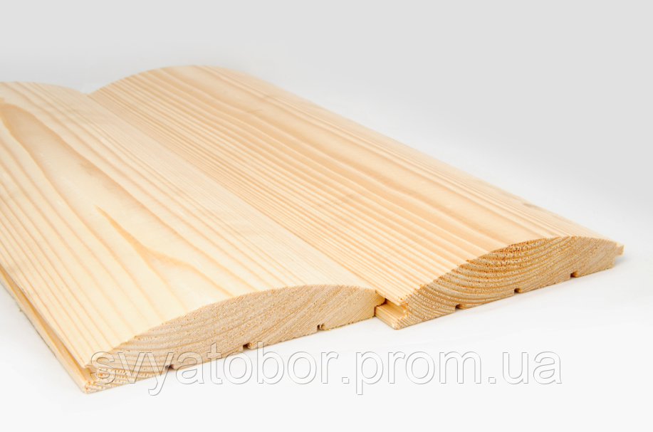 Блок-хаус Сосна 4500х125х25 (І-й сорт), фото 1