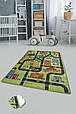 Килим дитячий, з дорогою, 140х190см,Туреччина, фото 3