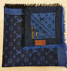 Хустка Louis Vuitton синя комбі