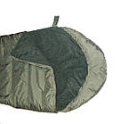 Армійський зимовий спальний мішок, сумка, матеріал фліс, фото 4