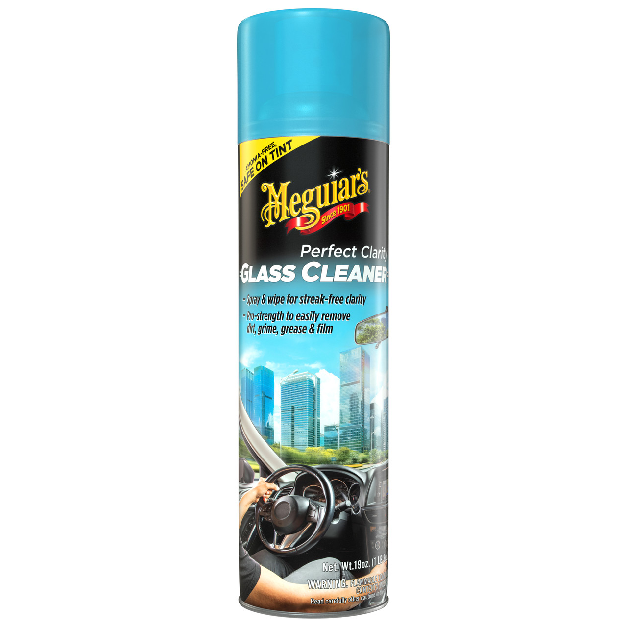 Очищувач для скла аерозольний - Meguiar's Perfect Clarity Glass Cleaner Aero 539 г. (G190719)