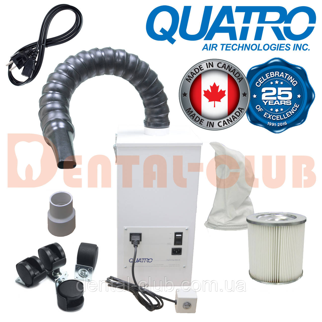 Пилосос Quatro Air Technologies модель MedEvac Mini, фото 1