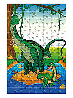 Дитячий Пазл з динозаврами