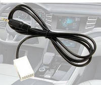 AUDI VW Skoda Toyota Honda Lexus гнездо 12 пин кабель MP3 AUX 3.5 MMI MDI