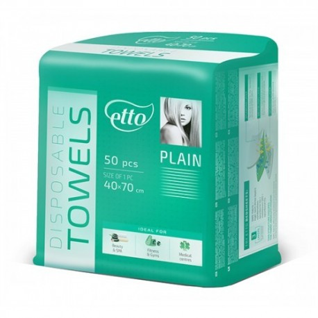 Рушник 40*70 ETTO гладкі 50 шт