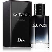 Чоловіча туалетна вода Christian Dior Sauvage EDT (Крістіан Діор Салева) З магнітною стрічкою!