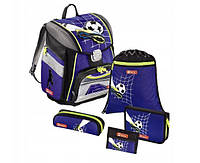 Школьный рюкзак для мальчиков HAMA Step By Step SOCCER + 2 пенала + сумка для спортивной обуви супер