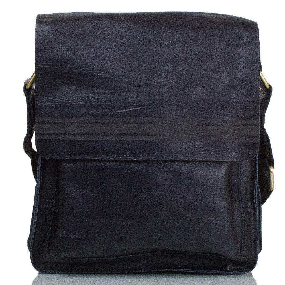Чоловіча Шкіряна Сумка Bally 8945-2222 Dovhani Чорна