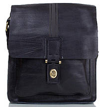 Мужская кожаная сумка Bally 5823-1111 Dovhani Черная, фото 3