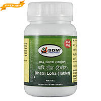 Дхатри Лоха (Dhatri Loha DS, SDM) 100 табл. по 750 мг, анемия, ЖКТ, зрение - Аюрведа премиум класса