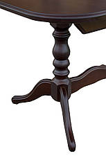 Стіл обідній розкладний на двох ніжках Шервуд Мікс меблі, колір темний горіх, фото 2