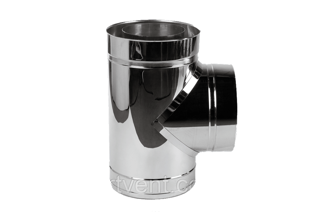 Трійник 87° неірж. D 120/180 L=1000