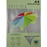 Бумага офисная цветная А4 500 листов Speсtra Color пастель светло-зеленая 80г/м2