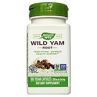 Дикий Ямс, nature's Way, Wild Yam, Root, 425 мг, 100 капсул