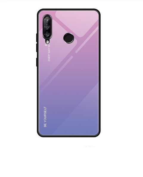 Чохол Gradient для Huawei P40 LIte E pink-purple