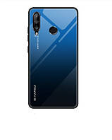 Чохол Gradient для Huawei P40 LIte E Blue-black