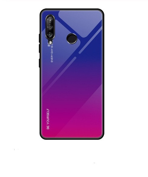 Чохол Gradient для Huawei P40 LIte E purple-blue
