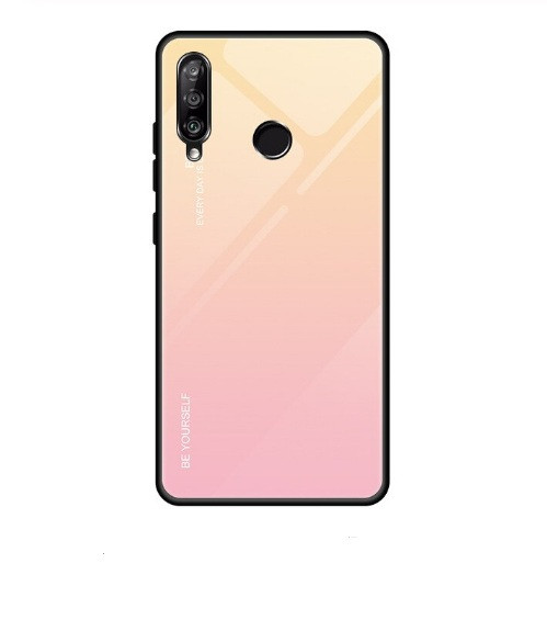 Чохол Gradient для Huawei P40 LIte E Gold-pink
