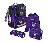 Шкільний рюкзак для дівчаток Hama Step By Step PEGASUS DREAM + 2 пенала + сумка для спортивного взуття
