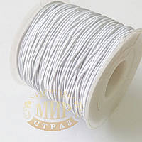 Резинка, товщина 1,5 мм, колір Білий, 1 м