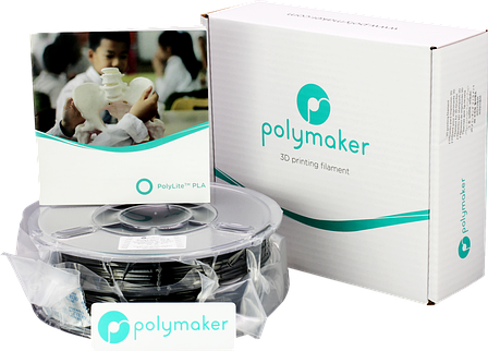 Пластик в котушці PLA PolyLite 1,75 мм, Polymaker, 1кг, фото 2