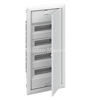 Щит розподільний на 48 модулів, з металевими дверцятами, вбудований, серія UK600 гвинтові клеми