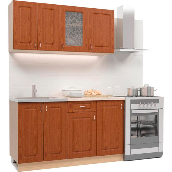 Кухонный гарнитур из 4 моделей, фасад из МДФ (1,4 метра), mebelime - фото 1 - id-p1014700288