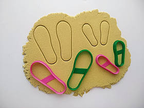 3D-формочки-вирубки для пряників "Шльопанці"