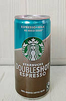 Кавовий напій Starbucks Doubleshot Espresso + Milk без цукру 200ml (Данія)