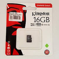 Картка пам'яті microSD 16Gb Class 10 Kingston