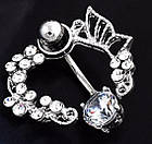 Сережки в пупок віночок із фіанітом, фото 3