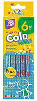 Набор цветных ручек гелевые Cool for school Cold Shine металлик 6 цв. (0,7мм)