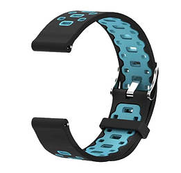 Спортивний ремінець Primo Perfor Classic для годинника Samsung Galaxy Watch 3 41mm (SM-R850) - Black&Blue