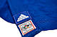 Кімоно для дзюдо Adidas Champion II IJF Slim Fit Blue 150, фото 7