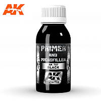 Ґрунтовка Black Primer and Microfiller 100 мл. AK-INTERACTIVE AK757