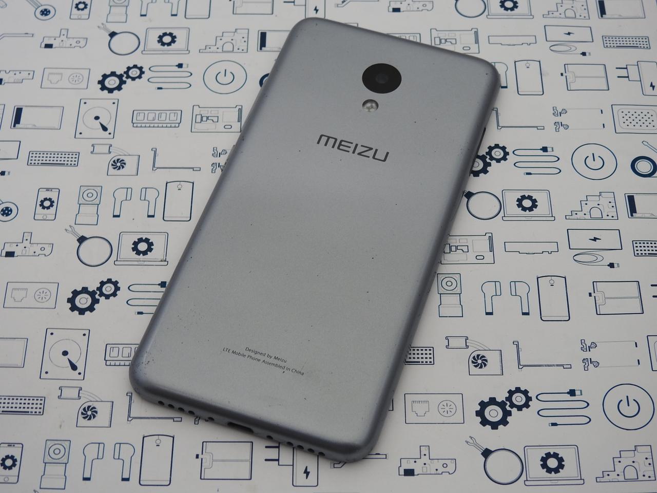 Задня кришка meizu m3 сіра сервісний оригінал з розборки