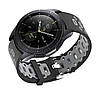 Спортивний ремінець Primo Perfor Classic для годинника Samsung Galaxy Watch 42 mm (SM-R810) - Black&Grey, фото 2