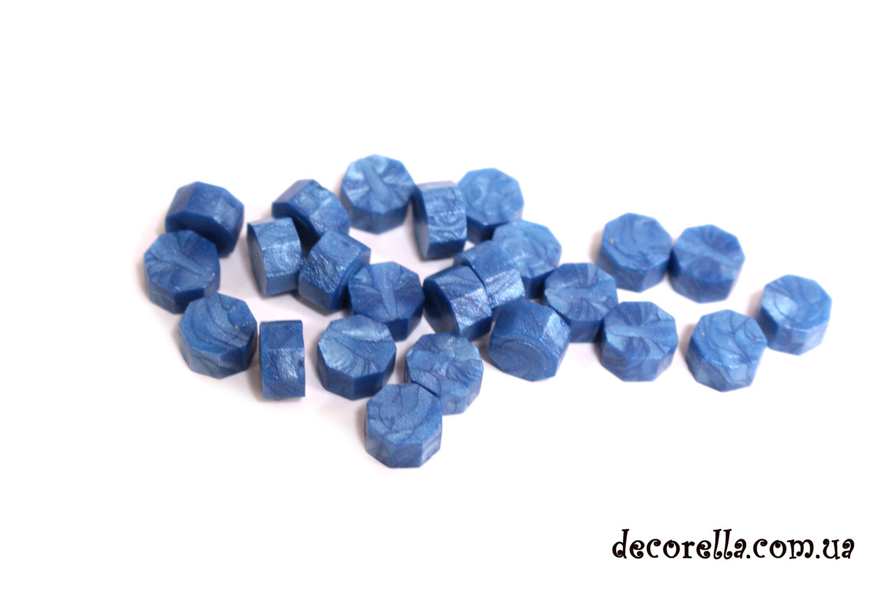 Сургуч "таблетка" синій, 100 шт., фото 1