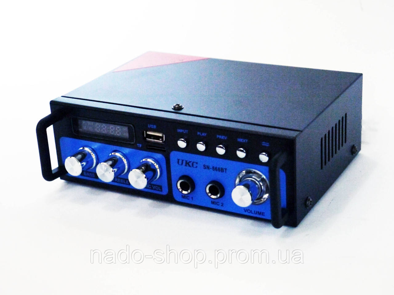 Усилитель звука UKC SN-666BT Караоке USB SD FM 2x300 Вт - фото 2 - id-p753211566