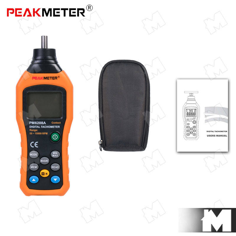Купить Тахометр контактный PeakMeter PM6208A, цена 1300 грн — Prom.ua ...