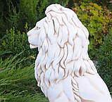 Садовая фигура скульптура для сада Лев 101х45х57 см ССП00002-Н статуя, фото 3