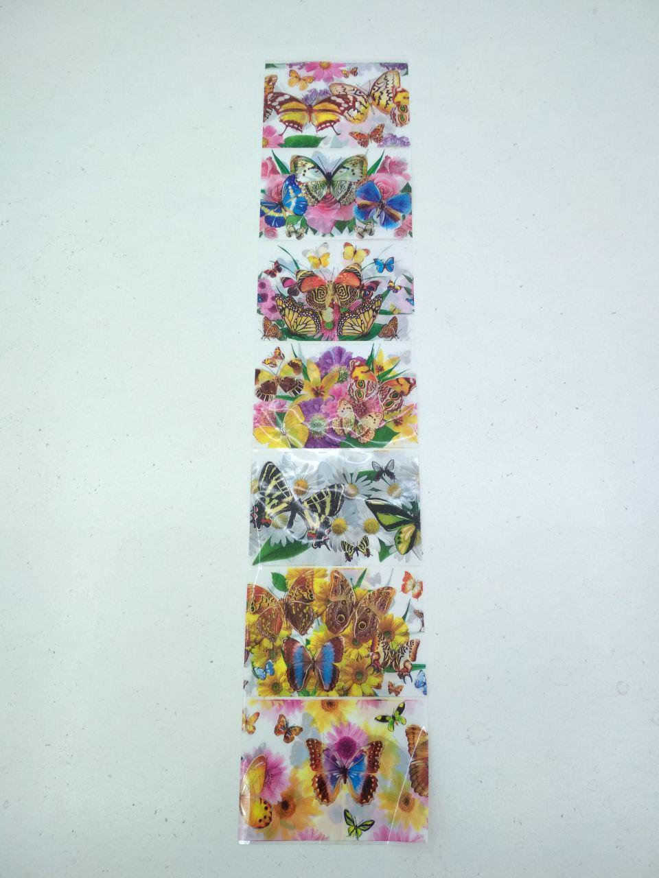 Прикраса на яйця 7 яєць "Метелики" (100 шт.), фото 1